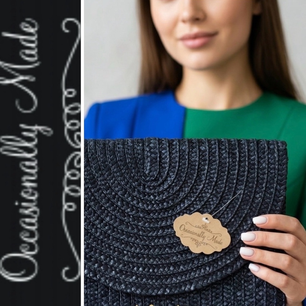 🆕 Occasionally Made Straw Clutch